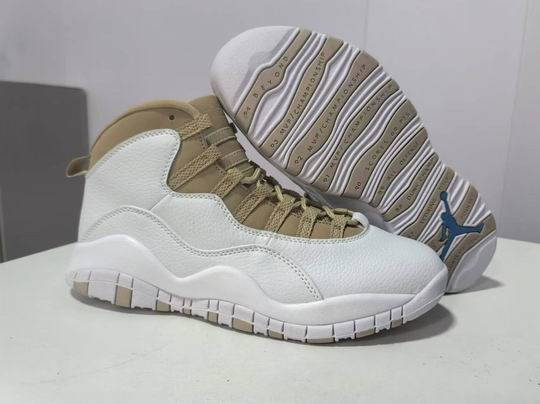 (image for) Air Jordan 10 Linen Men's Shoes White-8